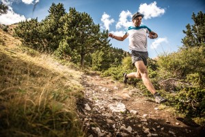 : Jan Margarit probando el recorrido de las Fly Running La Molina © Oriol Batista